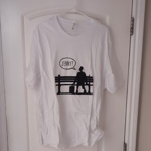 Bella Canvas White Tee with Black Graphic
